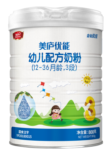 明博体育优能幼儿配方奶粉800克3段